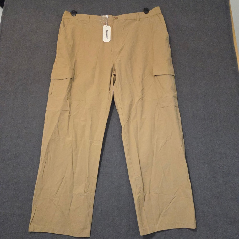 Men's Cargo Pants in Tan - Lightweight Utility Trousers